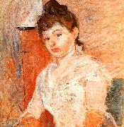 Berthe Morisot Jeune Fille en Blanc oil painting